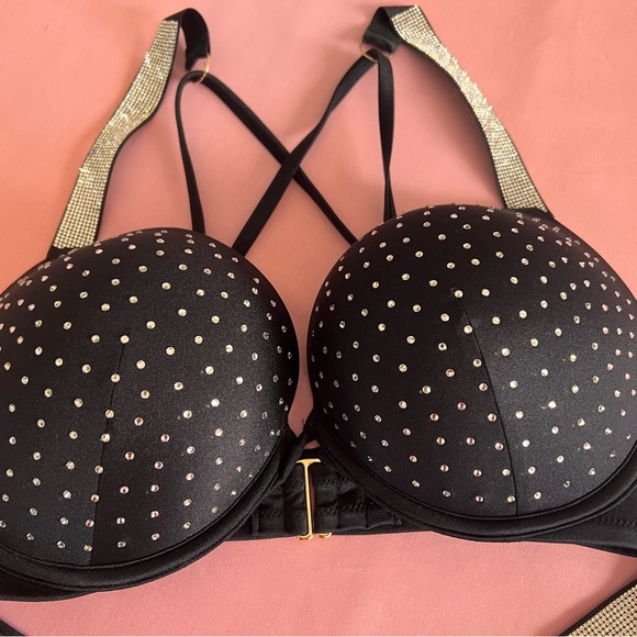 Victoria’s Secret BOMBSHELL Crystal Shine Strap Bikini NWT - Picture 4 of 5